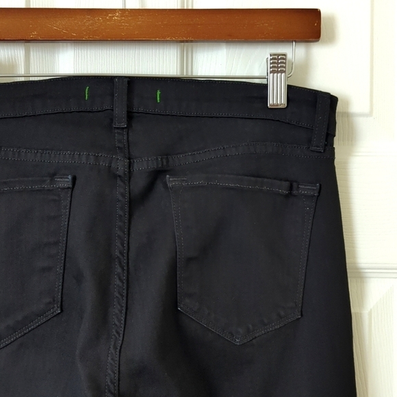 J Brand Classic Mid Rise Slim Fit Ankle Boot Cut Jeans Hewson Black 30 - Picture 15 of 16